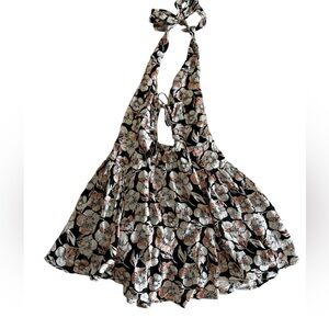 FP 90’s style halter skater skirt mini dress